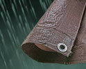 Brown Economy Poly Tarps
